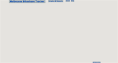 Desktop Screenshot of melbournebikesharetracker.com